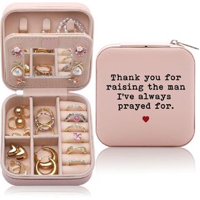 Daughter in Law Gifts from Mother in Law Jewelry Box, Birthday Christmas Mother's Day Wedding Gift for Daughter in Law, Thank You for Loving My Son Jewelry Case in Kuwait