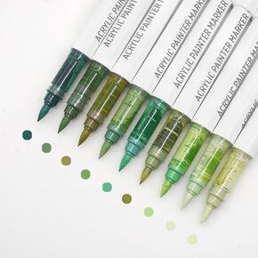 126 Colors Acrylic Paint Markers, Soft Brush Tip Acrylic Paint Pens for Paper, Rock Painting, Glass, Mugs, Fabric, Water Based Drawing Marker Set, Acrylic Painter Ink in Saudi Arabia