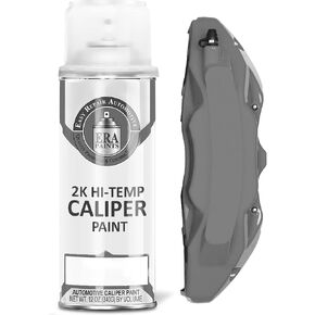 ERA Paints Nardo Gray Brake Caliper Paint With Omni-Curing Catalyst Technology - 2K Aerosol Glossy Finish High Temp Resistance And Extreme Durability Against Color Fade And Chemicals Like Brake Fluid in Kuwait