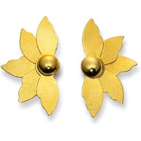 Dangle Drop Earrings for Women, Handmade 24K Gold Plated Dangle Drop Earrings, Gold statement Earrings, Unique Gift for Women, Aretes de mujer. in Saudi Arabia