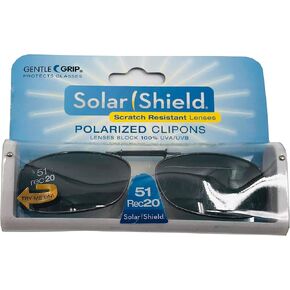 Solar Shield Clip-on Polarized Sunglasses 51 Rec 20 Full Frame in Saudi Arabia