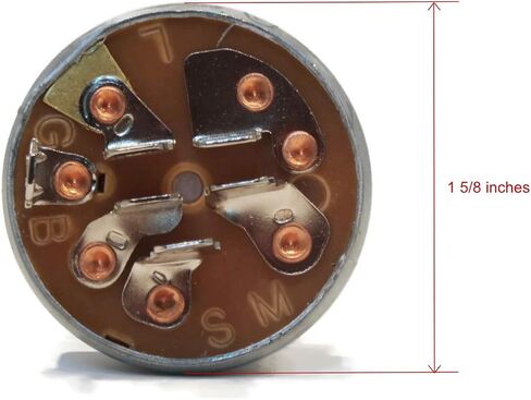 The ROP Shop Key Switch for Wright Stander, Serial No. 49705 & Up Starter Ignition Magneto in Saudi Arabia