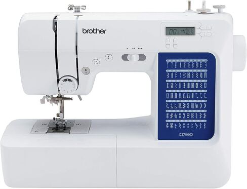 Brother CS7000X Computerized Sewing and Quilting Machine, and 5300A Hard Plastic Storage and Carry Case, SASEW6 Premium Sewing Thread 6-Pack Included in Saudi Arabia