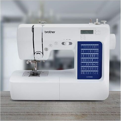 Brother CS7000X Computerized Sewing and Quilting Machine, and 5300A Hard Plastic Storage and Carry Case, SASEW6 Premium Sewing Thread 6-Pack Included in Saudi Arabia