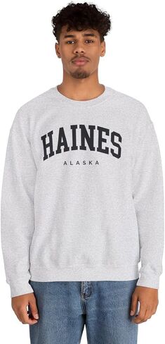 Haines Alaska Adult Unisex Crewneck Sweatshirt in Saudi Arabia
