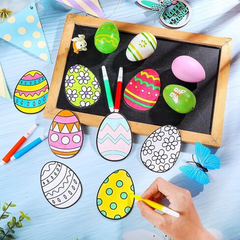 30 Pcs Outer Space Crafts Color Your Own Space Magnets DIY Coloring Magnet Cutouts Kits for Creature Birthday Gifts Party Favor in Saudi Arabia