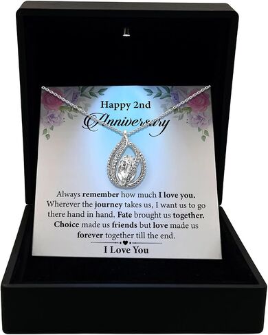 TRYNDI Best Anniversary Wedding Gifts for Wife- 1st 2nd 5th 10th 15th 20th 25th 30th 40th 50th 60th Happy Anniversary Presents for Her Gifts for Anniversary for couple, parents, girlfriend, Gifts for Wife, Mom, Women in Saudi Arabia