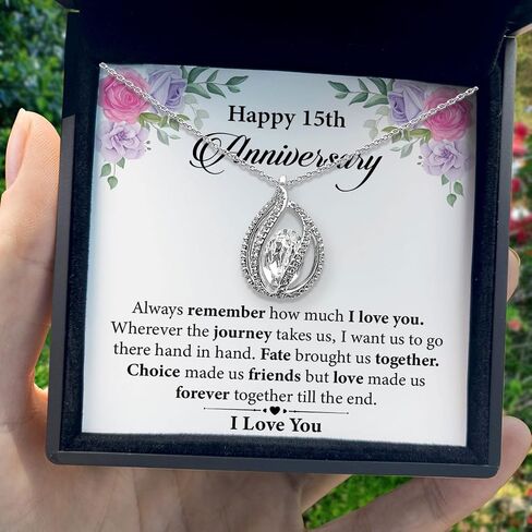 TRYNDI Best Anniversary Wedding Gifts for Wife- 1st 2nd 5th 10th 15th 20th 25th 30th 40th 50th 60th Happy Anniversary Presents for Her Gifts for Anniversary for couple, parents, girlfriend, Gifts for Wife, Mom, Women in Saudi Arabia