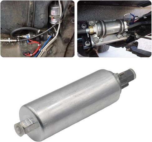 255LPH Inline LS Swap High Pressure EFI Fuel Pump w/Install Kit & 6AN Fitting & 58PSI EFI Conversion Fuel Filter Regulator for Walbro TI GSL392 in Saudi Arabia