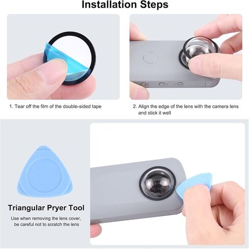 Puluz Premium Lens Guard for Insta360 X4 ، Glass Lens Protecor in Kuwait