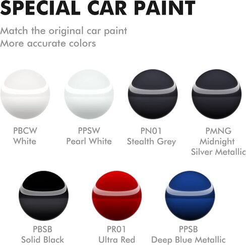 PN01 Stealth Grey Touch Up Paint for Tesla Cars, Professional Auto Touch-up Paint Scratch Repair Kit, Automotive Paints Exact Match Compatible with Model Y/3/X/S - 0.34 fl oz in Kuwait