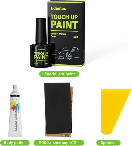 PN01 Stealth Grey Touch Up Paint for Tesla Cars, Professional Auto Touch-up Paint Scratch Repair Kit, Automotive Paints Exact Match Compatible with Model Y/3/X/S - 0.34 fl oz in Kuwait