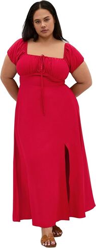 City Chic Women's Plus Size Dress - Abbigail Split Maxi in Saudi Arabia