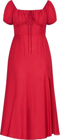 City Chic Women's Plus Size Dress - Abbigail Split Maxi in Saudi Arabia