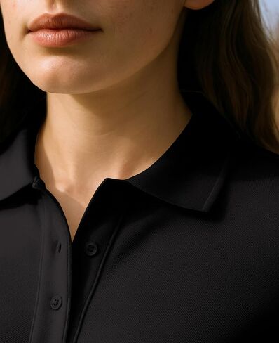 Andrew Scott Women's Golf Polo Shirts | Ultra Soft Quick Dry V Neck Button Collar Tops| Multi Packs & Colors in Saudi Arabia