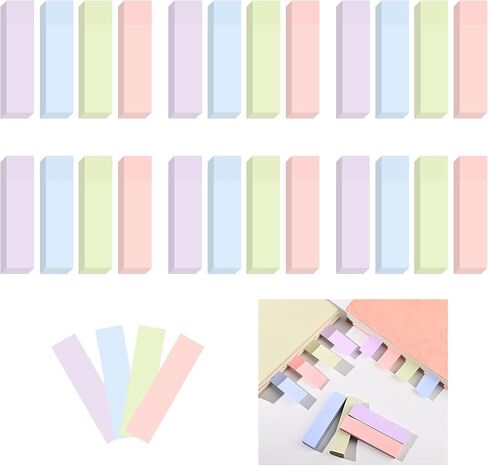 Baytory 6 Pads Pastel Sticky Notes ، Memo Sticky Note 3 × 3 بوصة ، 3 × 2 بوصة و 3 × 0.7 بوصة ملاحظة ذاتية الملونة الملونة من السهل نشرها لدراسة منزل مدرسة Office (Morandi) in Saudi Arabia