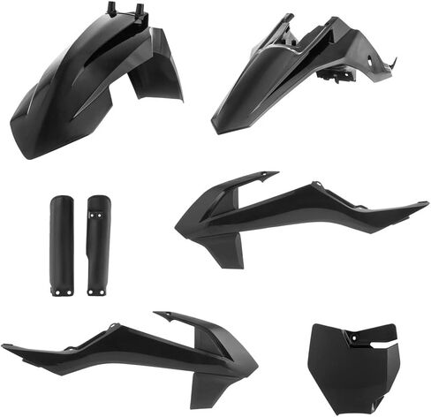 Acerbis Full Plastic Kit Black for KTM 65 SX 2016-2018 in Saudi Arabia
