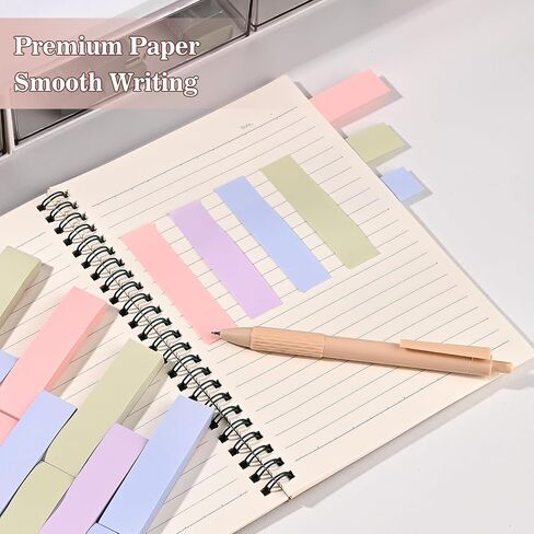 Baytory 6 Pads Pastel Sticky Notes ، Memo Sticky Note 3 × 3 بوصة ، 3 × 2 بوصة و 3 × 0.7 بوصة ملاحظة ذاتية الملونة الملونة من السهل نشرها لدراسة منزل مدرسة Office (Morandi) in Saudi Arabia