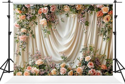 Kate 7×5ft Spring Flowers Vine Backdrop Photography Wedding Maternity Party Banner Background Photography Professional Studio Prop Photos Videos in Saudi Arabia