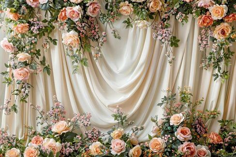 Kate 7×5ft Spring Flowers Vine Backdrop Photography Wedding Maternity Party Banner Background Photography Professional Studio Prop Photos Videos in Saudi Arabia