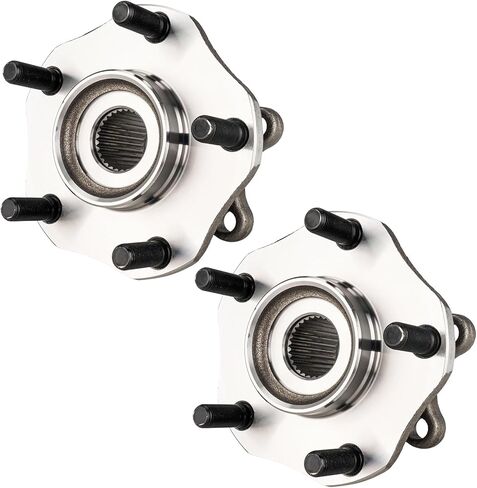 Torchbeam 513357 Pair Front Wheel Hub Bearing Assembly for 2014-2023 Rogue, 2017-2022 Rogue Sport 5 Lugs W/ABS in Saudi Arabia