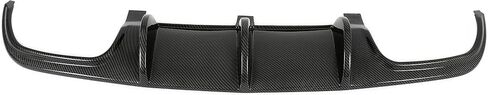 KUAFU Rear Bumper Diffuser Compatible with 2008-2011 Mercedes Benz W204 C180 C200 C250 C300 C350 Sport C63 AMG Spoiler Wing Big Shark Fin Carbon Fiber Color in Saudi Arabia