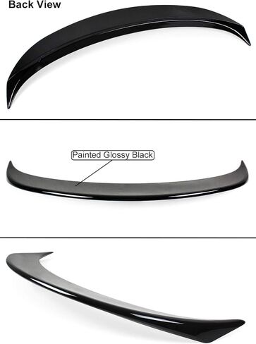 Painted Gloss Black High Kick Duckbill Rear Trunk Lid Spoiler Wing Compatible for 2018-2023 Toyota Camry LE XLE SE XSE Hybrid in Saudi Arabia