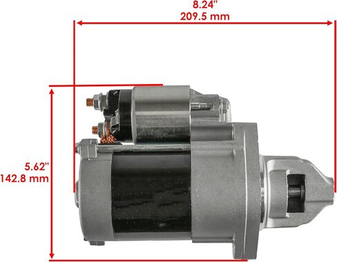Caltric Starter Compatible with John Deere AUC12593 MIA11257 New 12V 10Teeth in Saudi Arabia