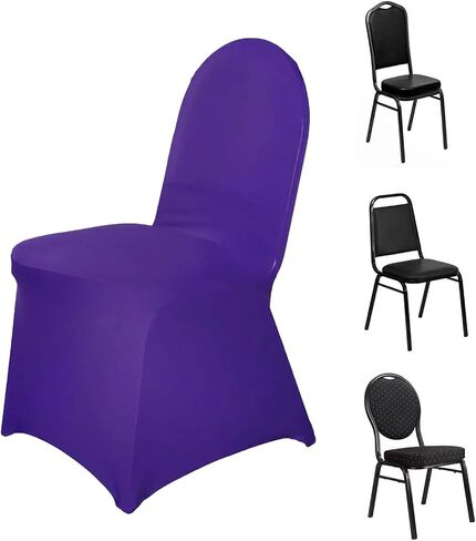 efavormart 100 PCS Hunter Green Stepranty Spandex Croach Croach Coards for Party Dining Banquet Outdoor Event Covering Sludings in Kuwait
