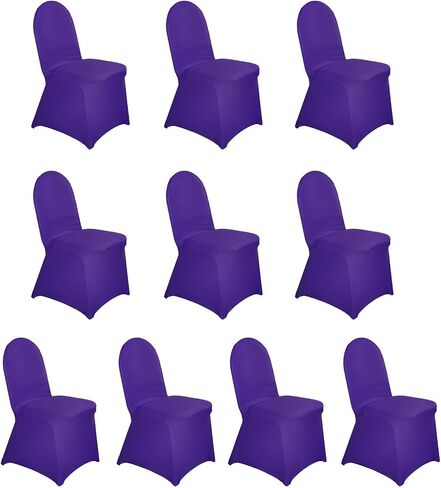 efavormart 100 PCS Hunter Green Stepranty Spandex Croach Croach Coards for Party Dining Banquet Outdoor Event Covering Sludings in Kuwait