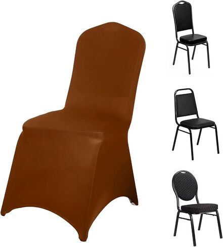 efavormart 100 PCS Hunter Green Stepranty Spandex Croach Croach Coards for Party Dining Banquet Outdoor Event Covering Sludings in Kuwait