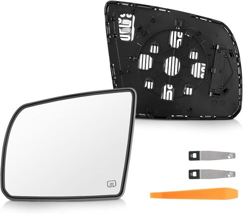 maXpeedingrods Passenger Side Heated Mirror Glass Replacement for Toyota Sequoia 2008-2017, for Toyota Tundra 2007-2020 879060C020 View Side Mirror Glass with Rear Holdder in Saudi Arabia