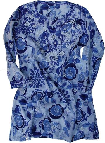 القطن النقي Ayurvastram ، الوزن الخفيف ، المطبوع ، يدويًا ، TOUR TOP TOP KURTI in Kuwait