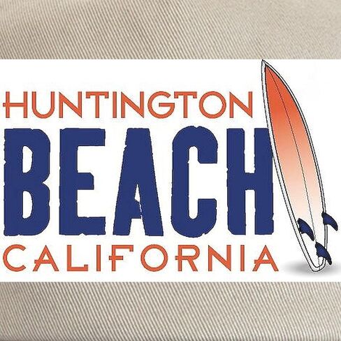 Cafepress Huntington Beach Cap Cap قابلة للتعديل in Kuwait