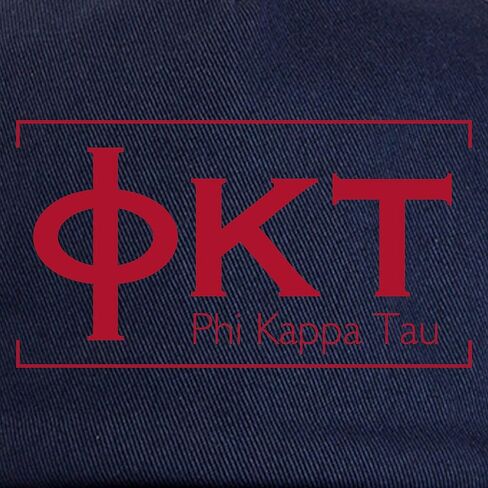 Cafepress phi kappa tau logotype red capball cap in Kuwait