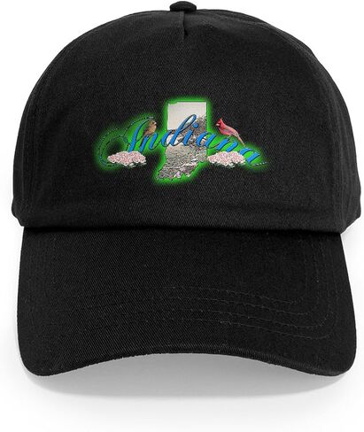 CafePress Indiana Cap Cap قابلة للتعديل قبعة البيسبول in Kuwait