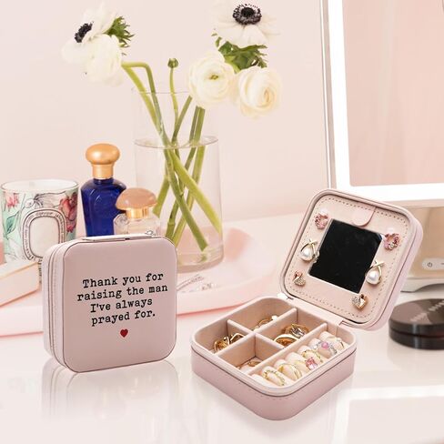 Daughter in Law Gifts from Mother in Law Jewelry Box, Birthday Christmas Mother's Day Wedding Gift for Daughter in Law, Thank You for Loving My Son Jewelry Case in Kuwait