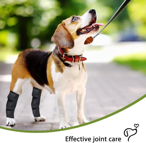 Dog Leg Braces for Rear Leg, Adjustable Dog Leg Sleeve Added Mobility Safety for Active Aging Dogs, Knee Support Straps for Outdoor Adventures Daliy Use Enhanced Stability (1 Pair) in Saudi Arabia