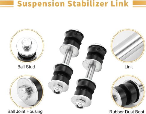 X AUTOHAUX 2pcs Front Sway Bar Links Stabilizer Link Kit for Toyota Echo 2000-2005 for Scion XB 04-06 No.4881952010/9094802179/9094802178/4881752010/9418210800 in Saudi Arabia