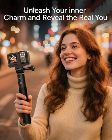 SJCAM SJ20 Action Camera 4K, F2.0/F1.3 Dual Lens, 154° FOV HDR, Low Light, 1850mAh Battery, Stabilization, Waterproof, 8X Zoom, Helmet Kits, Support Ext MIC& Remote Control in Kuwait