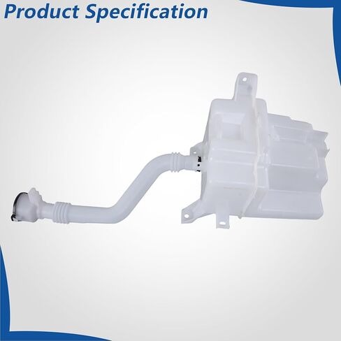 WFLNHB Plastic Windshield Washer Reservoir Tank White with Tube Replacement for Toyota Highlander 2014-2017 853150E070PFM 85315-0E070 TO1288224 in Saudi Arabia