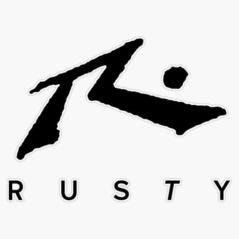 Rusty Surf Vinyl Sticker Waterproof Decal Laptop Wall Window Bumper Sticker 5" in Saudi Arabia
