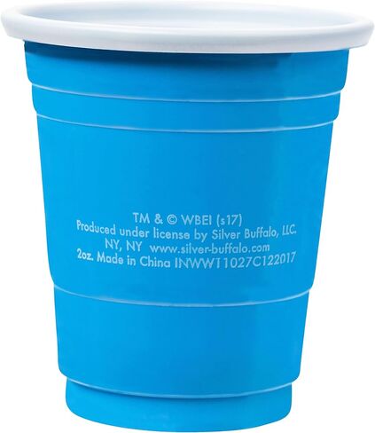 Nickelodeon SpongeBob SquarePants 4-Piece Plastic Mini Cup Set | Reusable Drinkware For Birthdays, Parties, Events | Each Holds 2 Ounces in Kuwait