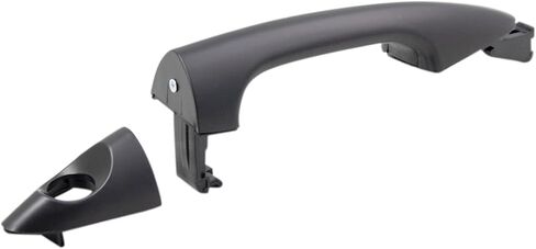 Front Left Exterior Door Handle Black Drivers Side Compatible with 2012-2017 Hyundai Accent in Saudi Arabia