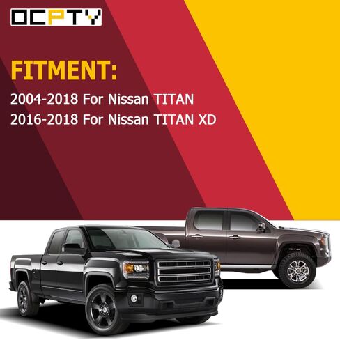 مقبض الباب الخارجي OCPTY Front Passenger Right Fit 2004-2018 لنيسان ل Titan ، 2016-2018 لنيسان لـ Titan XD Chrome 80640ZC00A ؛ 11395857 ؛ FDH010268 ؛ 80646ZC00A in Saudi Arabia