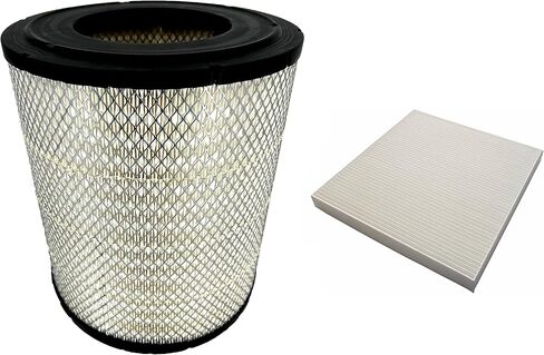 TORQUE Engine Air Filter Compatible w/Select Freightliner Columbia Coronado Century Class Semi Trucks Replaces RS3518 LAF1849 AF25139M 91559 PA4857 AF26235 CAF24003 (TR501 + TR552) in Saudi Arabia