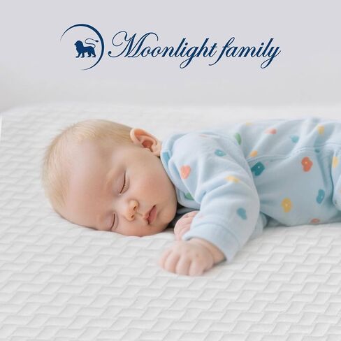 3 Inch 38x26 Mini Crib Mattresses, Pure White Breathable Soft Cover & High Density Firm Support Foam, Fits to Baby Mini Bed, Indoor & Outdoor Use in Kuwait