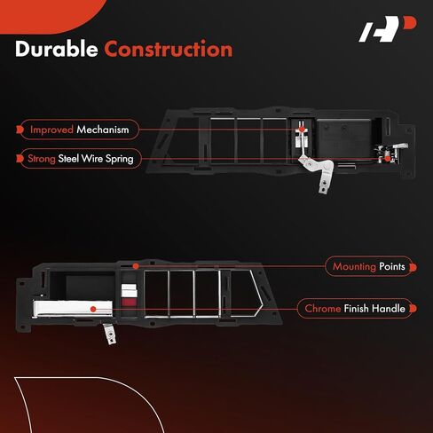A-Premium - Inside Interior Door Handles Front Left Driver & Right Passenger Side - Compatible with Chevy & GMC Models - 1988-1994 Blazer C1500 C2500 C3500 K1500 K2500 K3500 Suburban Yukon in Saudi Arabia
