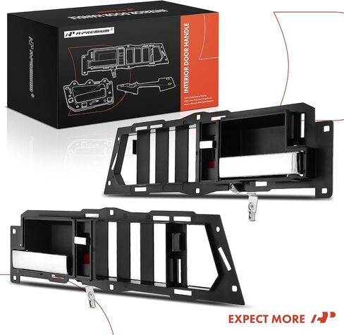 A-Premium - Inside Interior Door Handles Front Left Driver & Right Passenger Side - Compatible with Chevy & GMC Models - 1988-1994 Blazer C1500 C2500 C3500 K1500 K2500 K3500 Suburban Yukon in Saudi Arabia