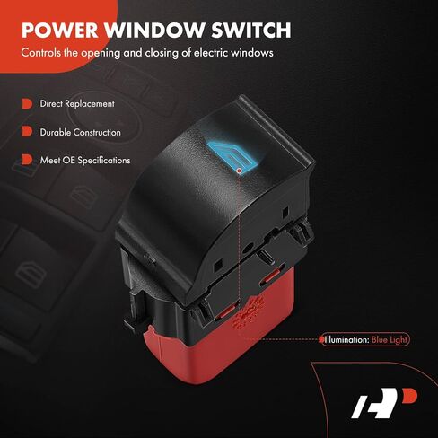A-Premium Power Window Switch متوافق مع Ford Escape 2013-2019 ، Focus 2012-2018 ، Transit Connect 2014-2019 ، استبدل# BM5T14529BA in Saudi Arabia